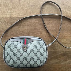 Gucci Vintage GG Plus Web Camera Bag